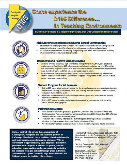 Come experience the D105 Difference...In Teaching Environments Come experience the D105 Difference...In Teaching Environments
