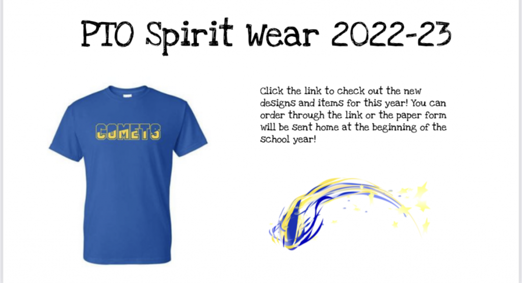 Click Here to order PTO Spirit Wear