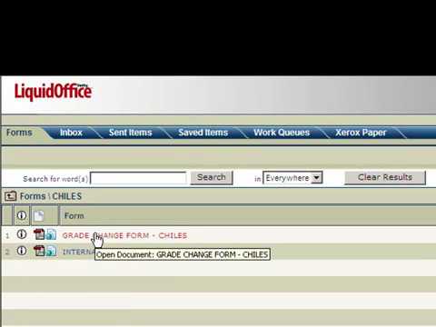 03 Forms - Grade Changes (CHS)