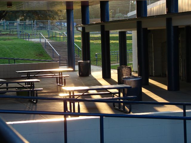 Tables near Lockers