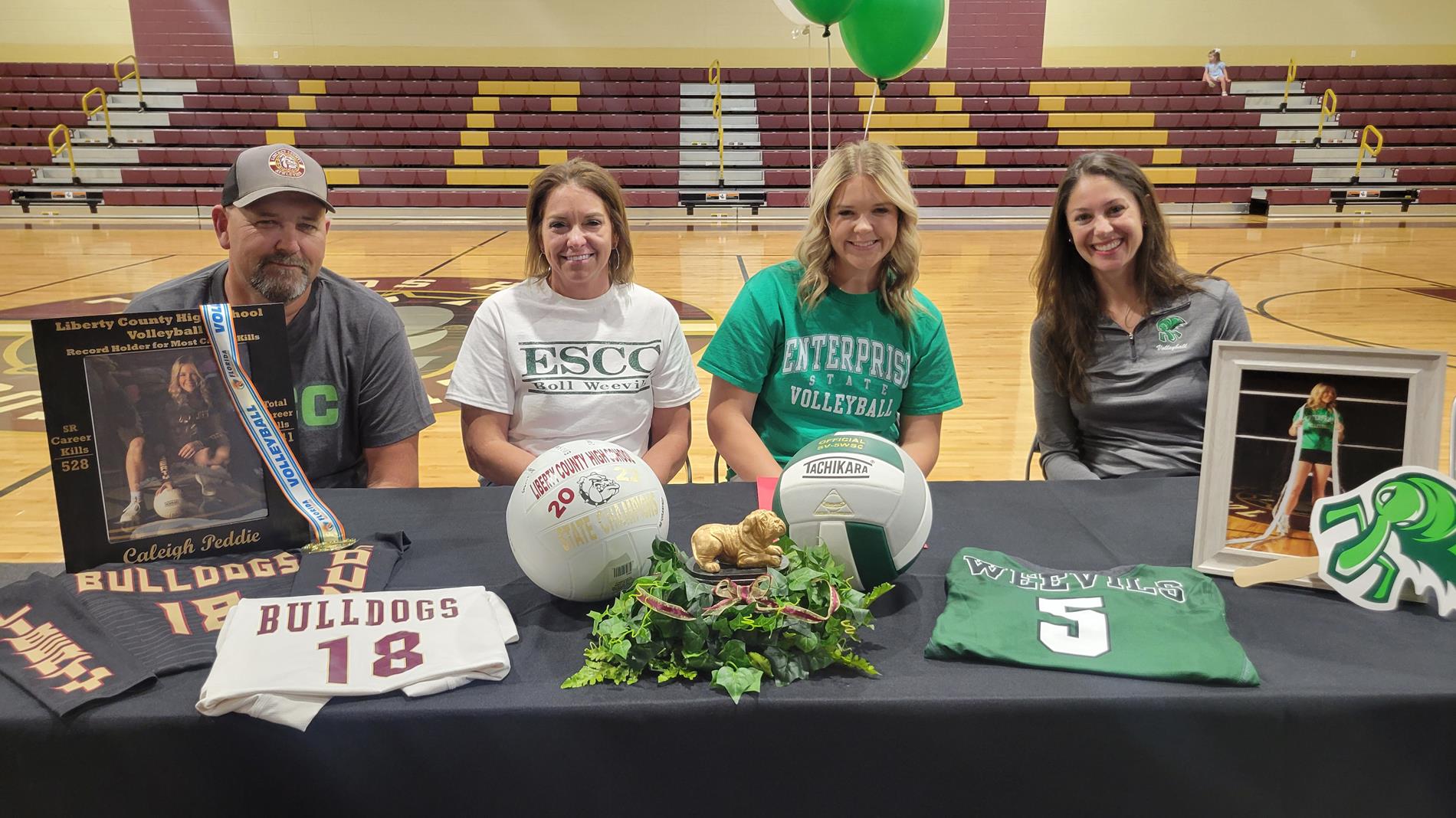 Caleigh Peddie signs with Enterprise State