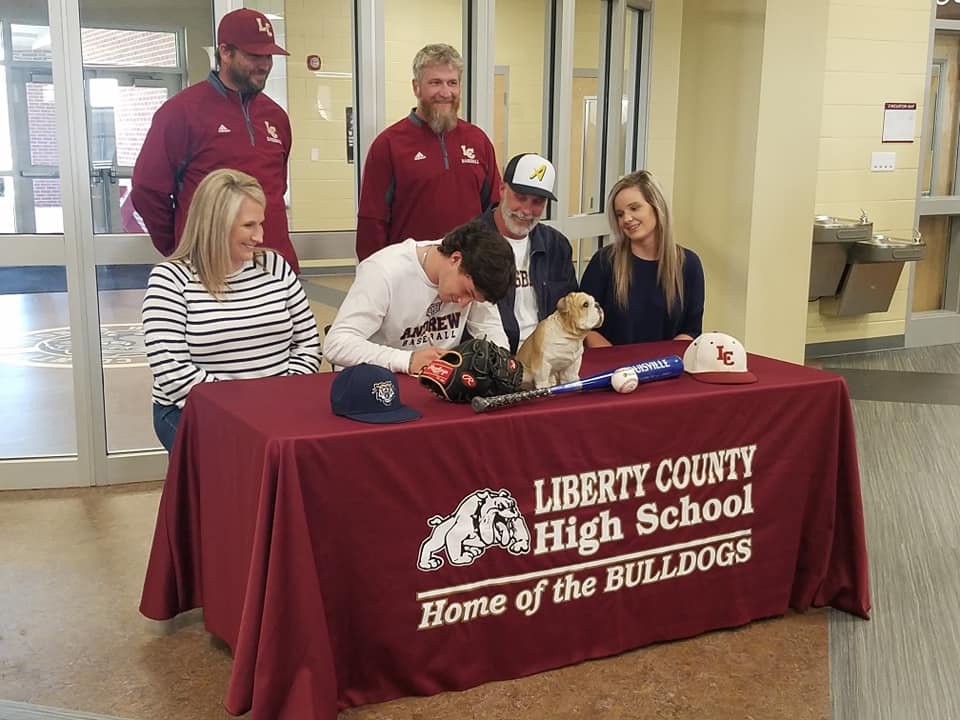 Austin Waller signs with Andrew College