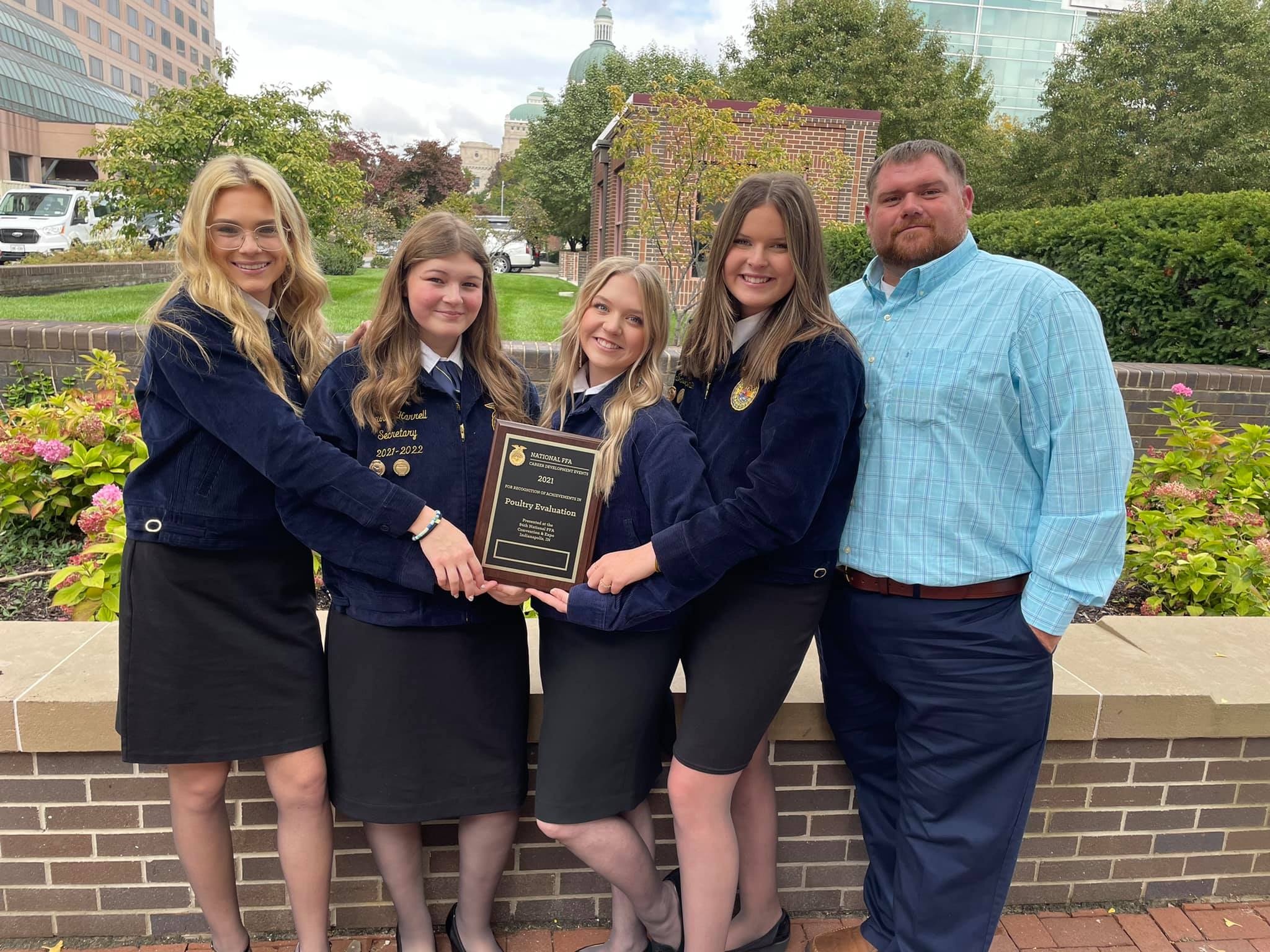 FFA National Poultry Judging Career Development Team