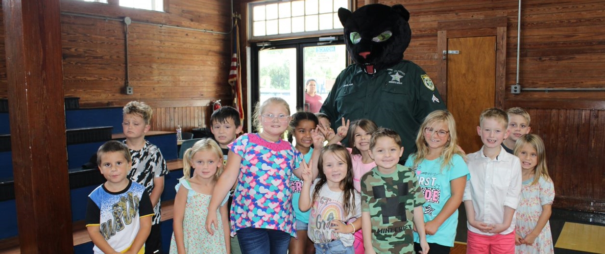 Hosford Students in Gym