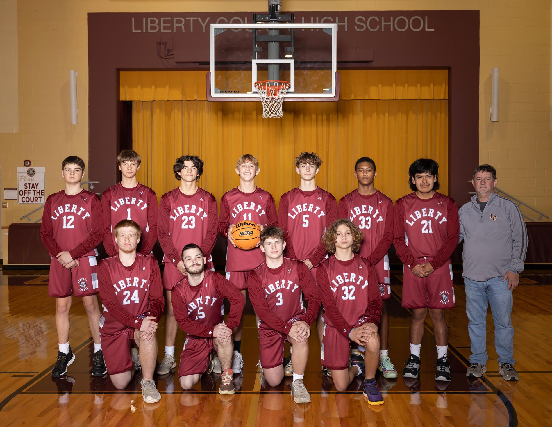 2025 LCHS JV Basketball Team