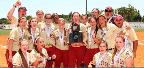 2013 Class 1A State Champion Softball Team
