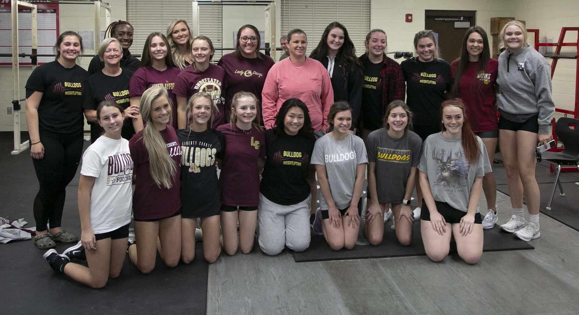 2020-2021 Girls Weightlifting Team