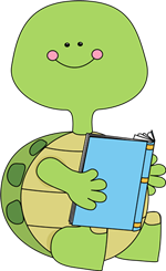 turtle reading a book 