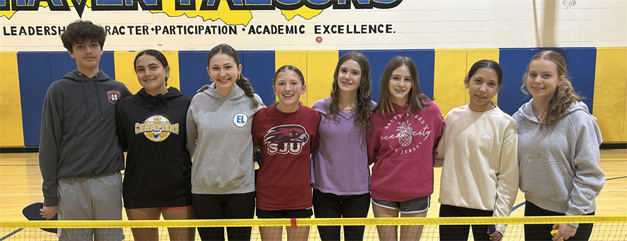 8 Belhaven students arm in arm