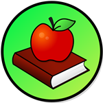 Book and Apple 