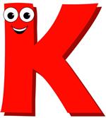 Letter K 