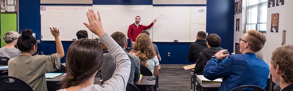 teacher in classroom