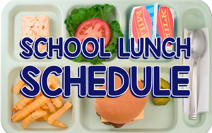 School Lunch Schedule