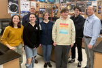  Tim Smith and Gary Thomas with a group of Ridgeline astronomy students