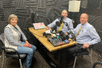  Carol White, Tim Smith, and Gary Thomas in the PodCACHE recording studio