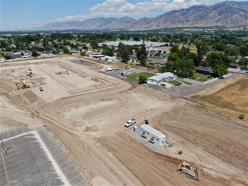 Nibley Middle School building progress 7_9_24