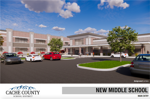 Rendering of new middle school