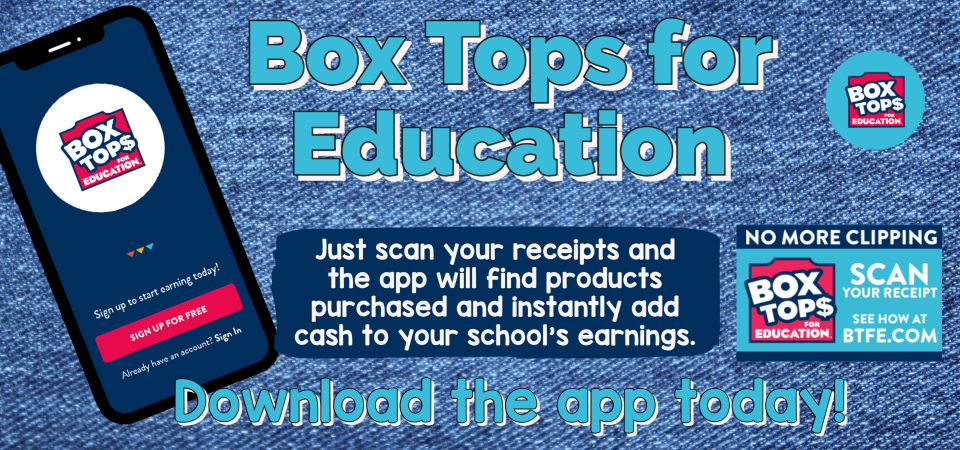 click here for information about Box Tops for Education program