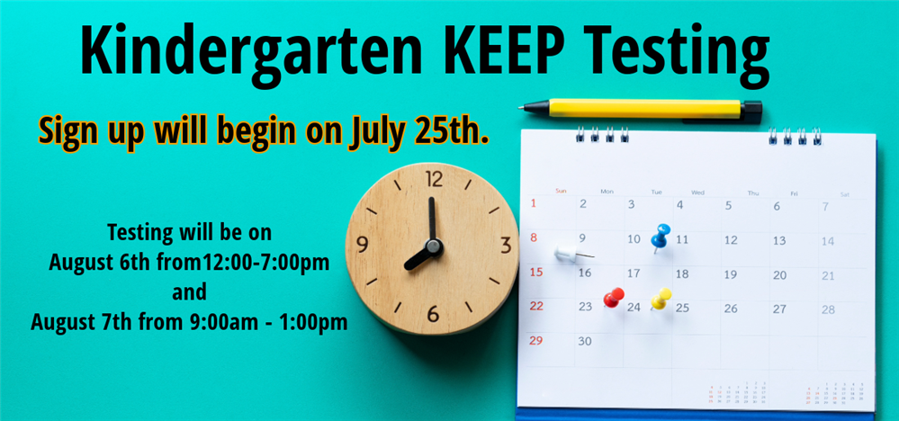  Kindergarten KEEP Testing