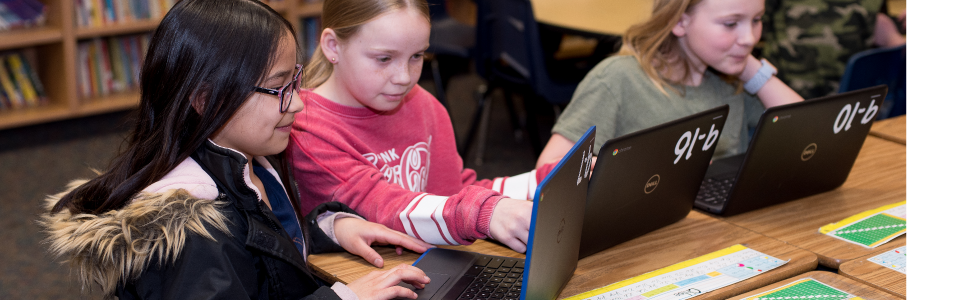 students using laptop computers