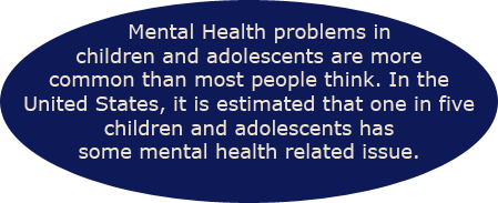 Mental Health problems more common in adolescents than we think.