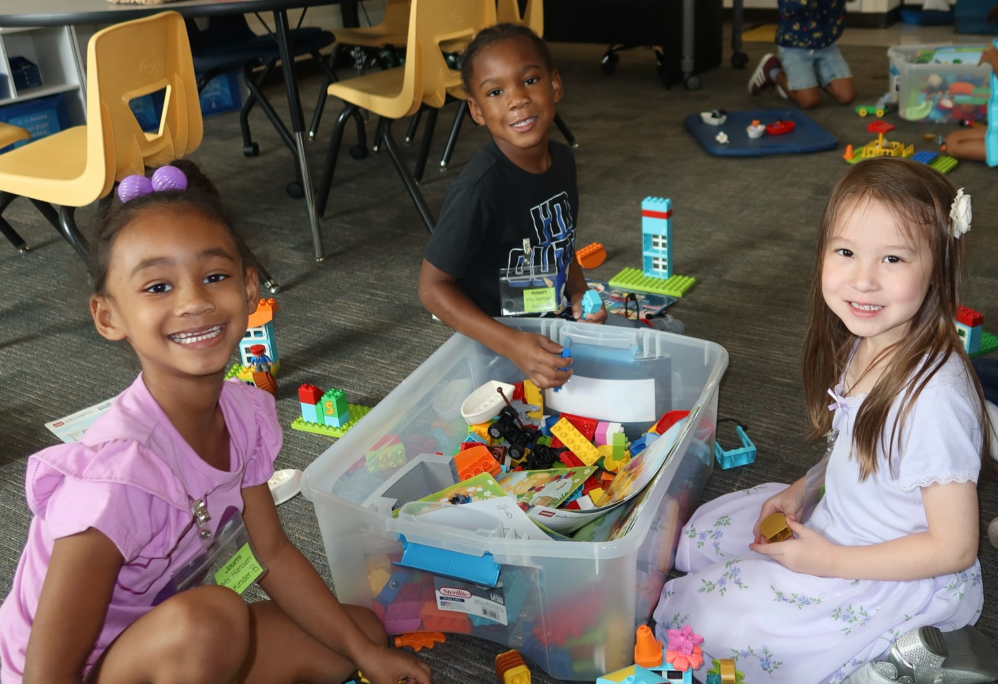 Back to school has been a blast! 🎉 Check out our amazing kinders using LEGO bricks to explore engineering — one of our core skills at LGH! 🏫🧠🧱🚀 #FutureEngineers #ccsdmagnetschools