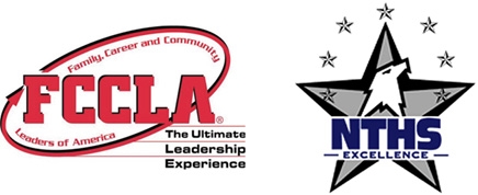 FCCLA logo and NTHS logo