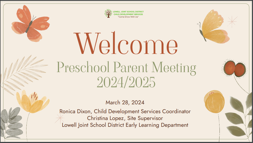 PS Parent Mtg Slides