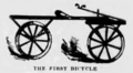 The first bicycle by Von Drais