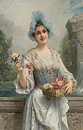 The Flower Seller by Léon Comerre