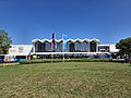 Exterior of Novi Sad railway station, August 2024