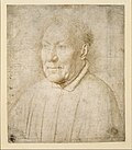 Image 94Study for Cardinal Niccolò Albergati, by Jan van Eyck (from Wikipedia:Featured pictures/Artwork/Others)