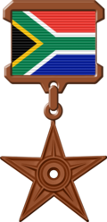 {{subst:The South Africa Barnstar of National Merit|message ~~~~}} South Africa