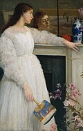 Symphony in White no 2:The Little White Girl by James McNeill Whistler
