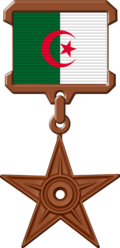 {{subst:The Algeria Barnstar of National Merit|message ~~~~}} Algeria