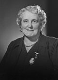 Mary Dreaver, first woman to sit in the New Zealand Legislative Council, third female MP (1941)[40]