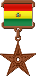 {{subst:The Bolivia Barnstar of National Merit|message ~~~~}} Bolivia