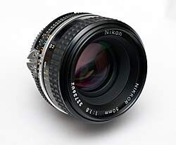 AI-S Nikkor 50 mm f/1.8 (AI/AI-S type, late 1970s to mid-1980s)