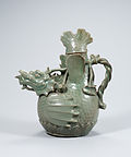 Image 101Celadon kettle, by the National Museum of Korea (edited by Crisco 1492) (from Wikipedia:Featured pictures/Artwork/Others)