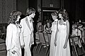 Image 3A couple at prom in late 1970s: Powder Tuxedo and sleeved dress. (from 1970s in fashion)