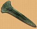 Image 13A late Bronze Age sword or dagger blade (from History of technology)