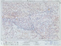 Map including Hohhot (labeled as KUEI-SUI) (AMS, 1963)