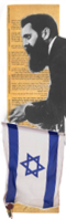 Theodor Herzl, Israel's flag and its declaration of independence