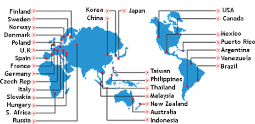 Toyota Financial Services global footprint