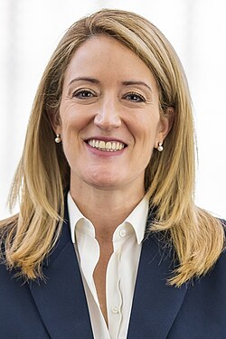 Portrait of Roberta Metsola