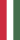 Vertical version of horizontal tricolor flag (red, white, green)