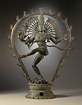 Image 6 Shiva Photo: Los Angeles County Museum of Art A Chola dynasty sculpture depicting Shiva. In Hinduism, Shiva is the deity of destruction and one of the most important gods; in this sculpture he is dancing as Nataraja, the divine dancer who unravels the world in preparation for it being remade by Brahma. More featured pictures