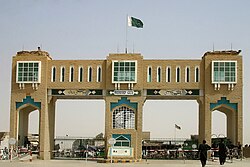 Chaman Gate border between Pakistan and Afghanistan
