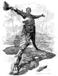 Image 5 The Rhodes Colossus Illustration: Edward Linley Sambourne The Rhodes Colossus is an iconic editorial cartoon of the Scramble for Africa period, depicting British colonialist Cecil John Rhodes as a giant standing over the continent, after his announcement of plans to extend an electrical telegraph line from Cape Town to Cairo. Rhodes is shown in a visual pun as the ancient Greek statue the Colossus of Rhodes, with his right foot in Cape Town and his left in Cairo, illustrating his broader "Cape to Cairo" concept for British domination of Africa. More featured pictures