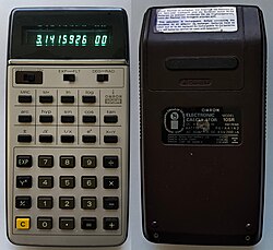 OMRON 10SR (1976) electronic scientific calculator